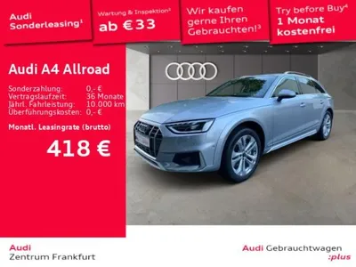 Audi Audi A4 Allroad 40 TDI S tronic quattro MatrixLED AHK 360° Navi StdHz im Auto Abo von LeasingMarkt.de