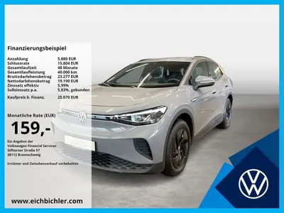VW Volkswagen ID.4 Pure Automatik ACC LED KlimaA Navi PDC im Auto Abo von Mobile.de