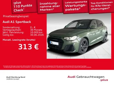 Audi Audi A1 Sportback 30 TFSI S line S tronic LED/ACC/KAM im Leasing von LeasingMarkt.de