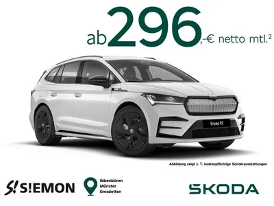 Skoda SKODA ENYAQ 85RS ✔️ Gewerbekundenaktion ✔️ 3 Fahrzeuge im Vorlauf im Auto Abo von Null-Leasing