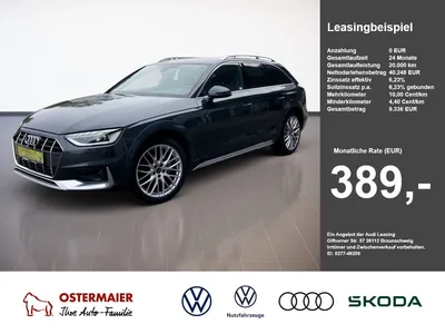 Audi Audi A4 allroad 40TDI 204PS QUATTRO MATRIX.KAMERA.AHK im Leasing von Null-Leasing