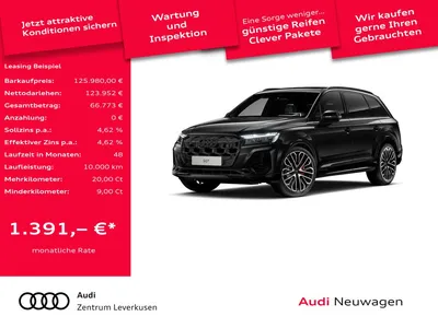 Audi Audi SQ7 7-SITZE LASER STANDHZ PANO RAUTE AHK B&O HUD im Auto Abo von Null-Leasing