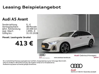 Audi Audi A5 Avant TFSI qu. S line S tronic *MATRIX*B&O* im Auto Abo von Null-Leasing