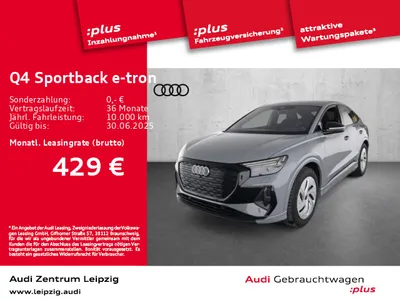 Audi AUDI Q4 Sportback 45 e-tron *Matrix*AHK*Assistenz+* im Auto Abo von Null-Leasing