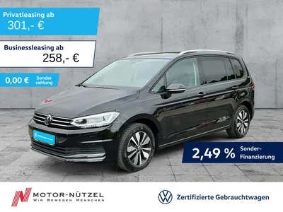 VW Volkswagen Touran 2.0 TDI DSG GOAL MATRIX+NAVI+AHK+ACC+7SI im Leasing von Null-Leasing