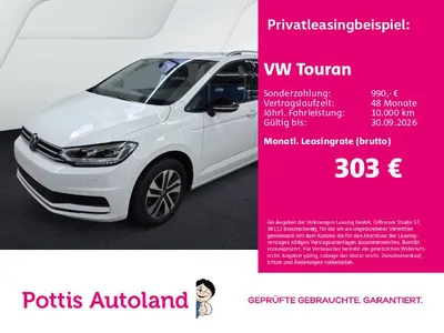 VW Volkswagen Touran 2.0 TDI DSG ENERGY AHK NAVI KAMERA IQ.LIG im Leasing von Null-Leasing