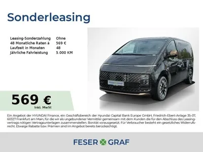 Hyundai Hyundai STARIA Staria SIGNATURE PANO NAPPA LEDER LED SHZ 360° im Leasing von LeasingMarkt.de