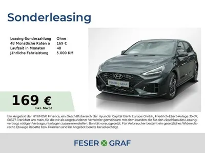 Hyundai Hyundai i30 N-LINE DCT LED SHZ LHZ CARPLAY KAMERA NAVI im Leasing von LeasingMarkt.de