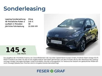 Hyundai Hyundai i10 TREND NAVI KAMERA SHZ LHZ CARPLAY LED-TFL im Auto Abo von LeasingMarkt.de