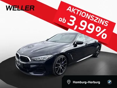 BMW BMW M850i xDr Gran Coupe Laser,360°,Lea.o.Anz.666,- im Leasing von Null-Leasing