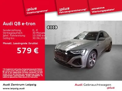 Audi Audi Q8 e-tron Sportback 55 q. S line *Matrix*AHK*HuD* im Auto Abo von LeasingMarkt.de