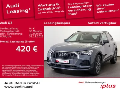 Audi Audi Q3 35 TFSI S tronic im Auto Abo von Null-Leasing