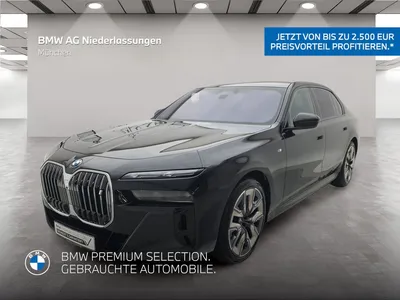 BMW BMW i7 xDrive60 Limousine M Sport Massage AHK Alarm im Leasing von Null-Leasing