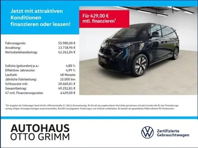 VW Volkswagen ID.Buzz Pro LED AHK im Auto Abo von LeasingTime