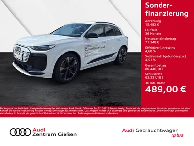 Audi AUDI SQ6 e-tron quattro AHK Pano B&O Tech-pro im Auto Abo von Null-Leasing