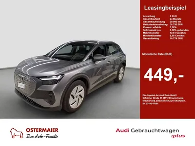 Audi Audi Q4 e-tron 45 286PS WÄRMEPUMPE.ACC.R-KAMERA.LED.N im Leasing von Null-Leasing