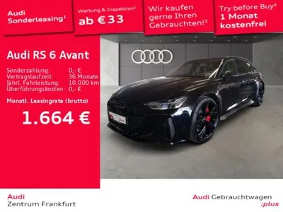 Audi Audi RS6 Avant Laser Leder Carbon 360° HuD Panorama im Auto Abo von LeasingMarkt.de