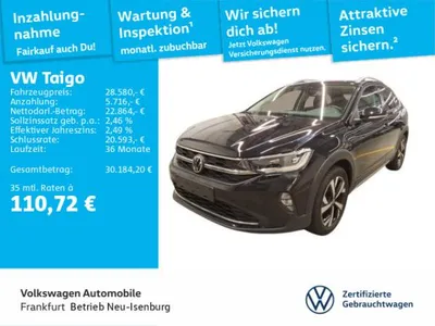 VW Volkswagen Taigo Style 1.5 TSI DSG AHK LED APP NAVI IQ.Drive im Leasing von LeasingMarkt.de