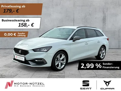 Seat Seat Leon ST 1.5 eTSI DSG FR-LINE LED+NAV+APP+ACC+SHZ im Leasing von Null-Leasing