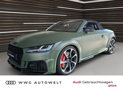 Audi AUDI TT RS 2.5 TFSI S tronic quattro Roadster /Matteffektlackierung Distriktgrün / Menschen mit Behinderung 50% / nur gültig bei Eroberung / SOFORT VERFÜGBAR! im Auto Abo von Null-Leasing