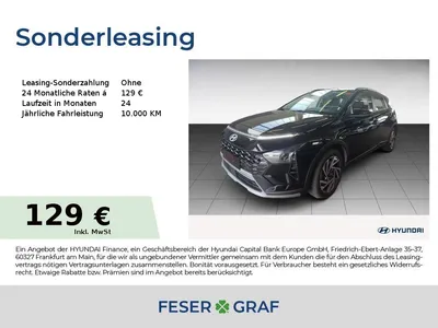 Hyundai Hyundai Bayon TREND AUTOMATIK NAVI SHZ LHZ CARPLAY CAM im Leasing von Null-Leasing