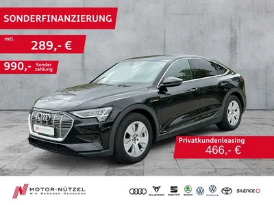 Audi Audi e-tron Sportback 55 QU S-LINE INT LED+NAV+AIR+19 im Leasing von Null-Leasing