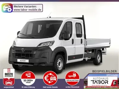Peugeot Peugeot Boxer Pritsche DoKa 435 AT L4 AHK CarP Kam Visib im Leasing von 9Drive