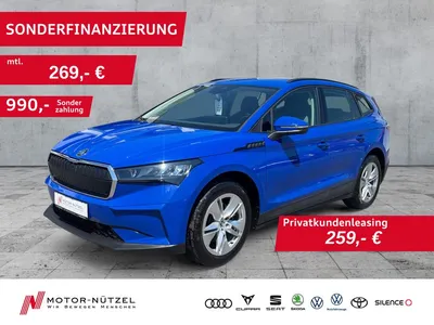 Skoda Skoda Enyaq iV 50 LOFT LED+NAVI+APP+RFK+PDC+DAB+19" im Leasing von Null-Leasing