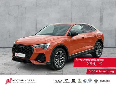 Audi Audi Q3 Sportback 35 TFSI S-TR S-LINE 5JG+LED+NAV+AHK im Leasing von Null-Leasing
