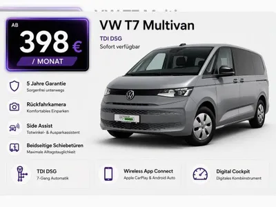VW Volkswagen Multivan DSG TDI Kamera | Sitzhzg | Side Assist im Leasing von LeasingMarkt.de