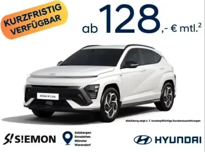 Hyundai Hyundai Kona N Line 1.6 T-GDI 110kW MY27 7-Gang-DC im Leasing von 9Drive