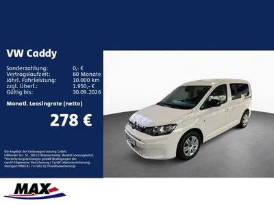 VW Volkswagen Caddy 1,5 l eHybrid DSG*AHK*Assist*Winter*AHK* im Leasing von Null-Leasing