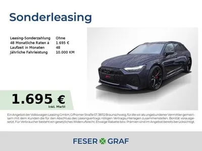 Audi Audi RS6 Avant *Nachtblau exclusive* AHK Standh. B&O im Auto Abo von LeasingTime