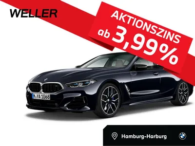BMW BMW M850i xDr Gran Coupe Pano,Laser,Lea.o.Anz.777,- im Auto Abo von Null-Leasing