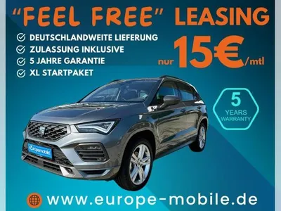 Seat Seat Ateca FR+ 1.5 TSI 110kW DSG (UVP 49.015 € / SOFORT) PANO|NAV|WINTER|EASY.OPEN|UVM. im Auto Abo von LeasingMarkt.de