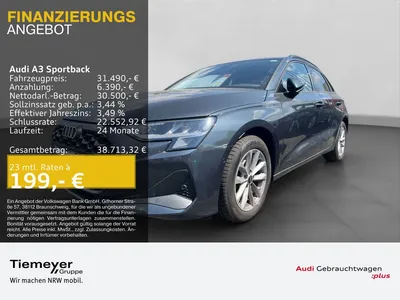 Audi Audi A3 Sportback 35 TDI SPORTSITZE SITZHZG KAMERA NA im Leasing von Null-Leasing