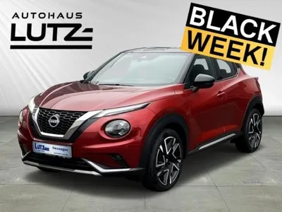 Nissan Nissan Juke N-Design 1,0 MT FACELIFT LED, Kamera, Navi SH CarPlay Android Auto K im Auto Abo von LeasingMarkt.de