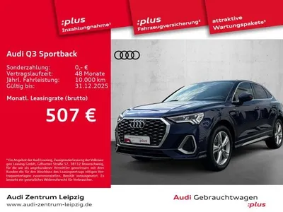 Audi Audi Q3 Sportback 35 TFSI S line *Matrix*AHK*Navi* im Auto Abo von LeasingMarkt.de