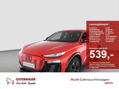 Audi Audi Q6 Sportback e-tron S-LINE NP:100tEUR! B&O.WÄRME im Leasing von Null-Leasing