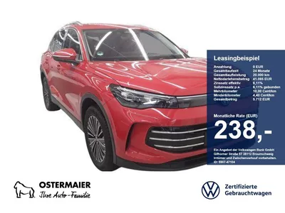 VW Volkswagen Tiguan ELEGANCE 2.0TDI 150PS DSG ACC.5J-G.STHZG. im Leasing von Null-Leasing
