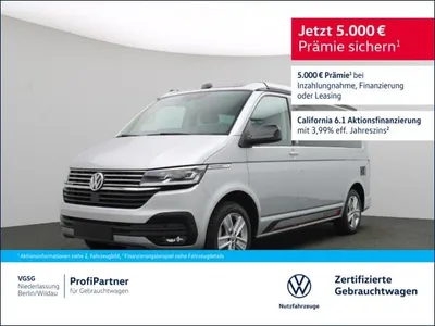 VW Volkswagen T6.1 California Ocean Edition 4Motion AHK DWA RFK im Auto Abo von LeasingMarkt.de