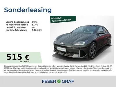 Hyundai Hyundai IONIQ 6 UNIQ-PAKET LEDER NAVI KAMERA MATRIX-LED im Auto Abo von LeasingMarkt.de