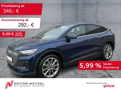 Audi Audi Q4 Sportback e-tron 35 MATRIX+NAV+HuD+PDC+AHK+20 im Auto Abo von Null-Leasing