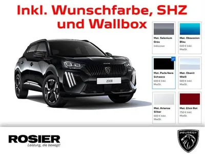 Peugeot Peugeot 2008 e-2008 ALLURE Elektromotor 156 inkl. ePro Wallbox, Wunschfarbe & SHZ im Auto Abo von LeasingMarkt.de