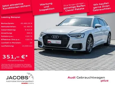 Audi Audi A6 Avant 40TDI advanced Black/Matrix/HuD/360°/ACC im Auto Abo von LeasingMarkt.de