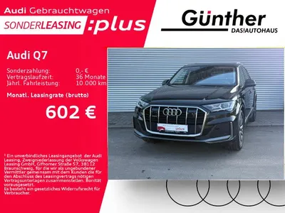 Audi Audi Q7 S LINE 50 TDI QUATTRO+WINTERRÄDER+AHK+STHZG+ im Leasing von Null-Leasing