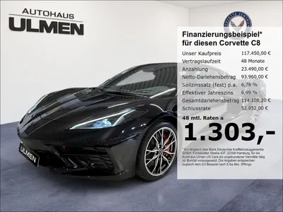 Chevrolet Corvette C8 Stingray Cabriolet 3LT Frontlift Vollausstatt im Auto Abo von Null-Leasing