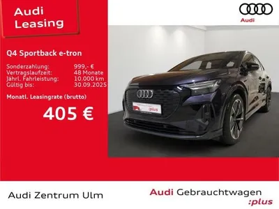 Audi Audi Q4 e-tron Q4 Sportback 45 e-tron quattro R-KAM AHK PANO im Auto Abo von LeasingMarkt.de