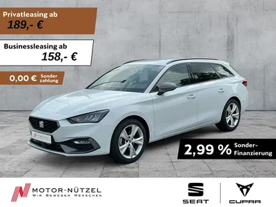 Seat Seat Leon ST 1.5 eTSI DSG FR-LINE LED+NAV+APP+ACC+SHZ im Leasing von Null-Leasing