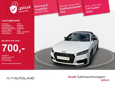 Audi AUDI TTS Roadster TFSI quattro S tronic | NAVI | im Auto Abo von Null-Leasing